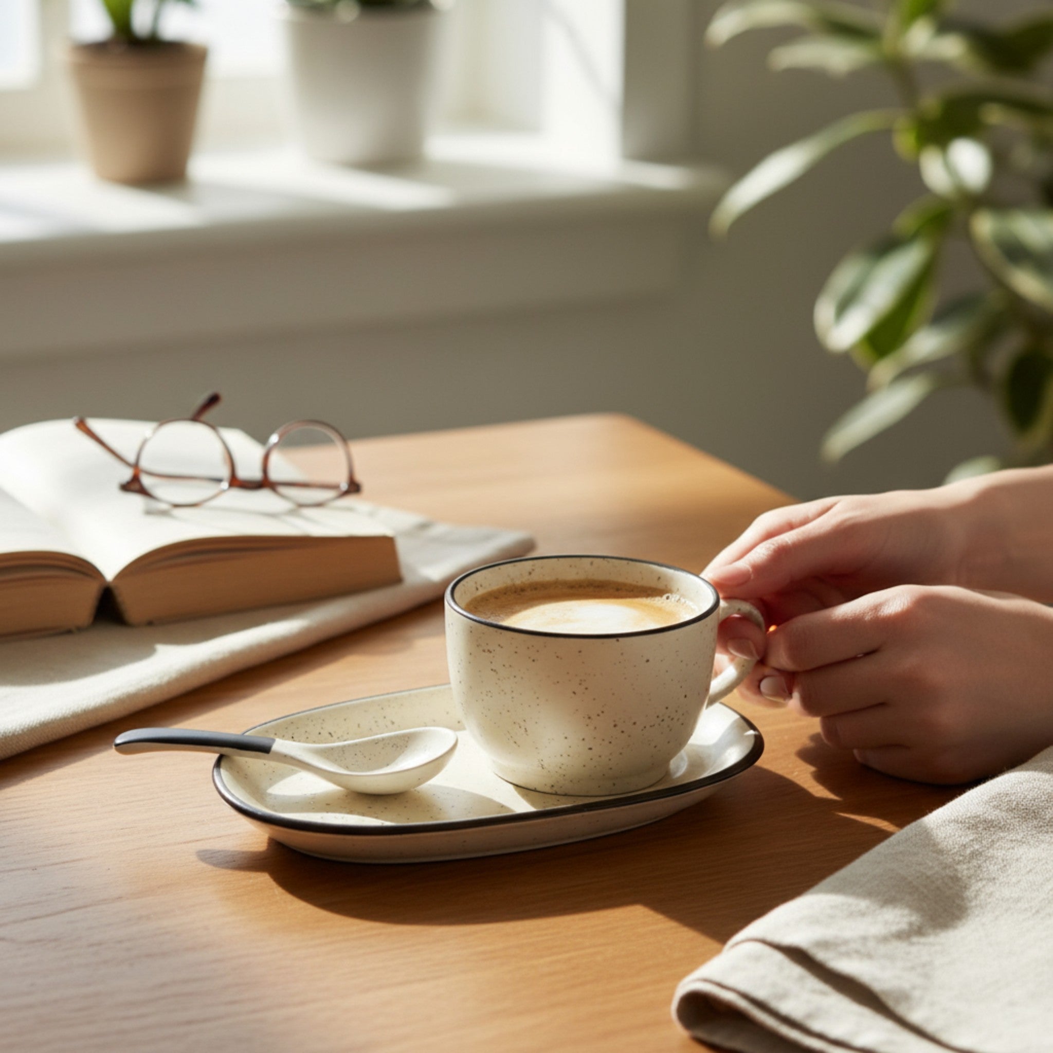 Monochrome Harmony Soup Set